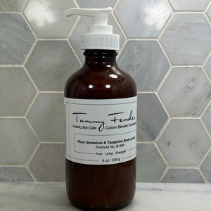 ROSE GERANIUM & TANGERINE BODY LOTION 8 oz
